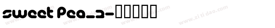 Sweet Pea_2字体转换